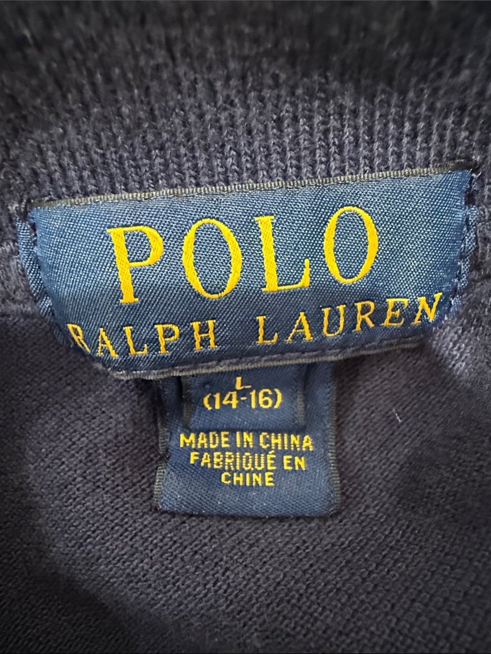 Polo by Ralph Lauren Navy Short-Sleeve Polo with Embroidered Pony - Picture 3 of 3